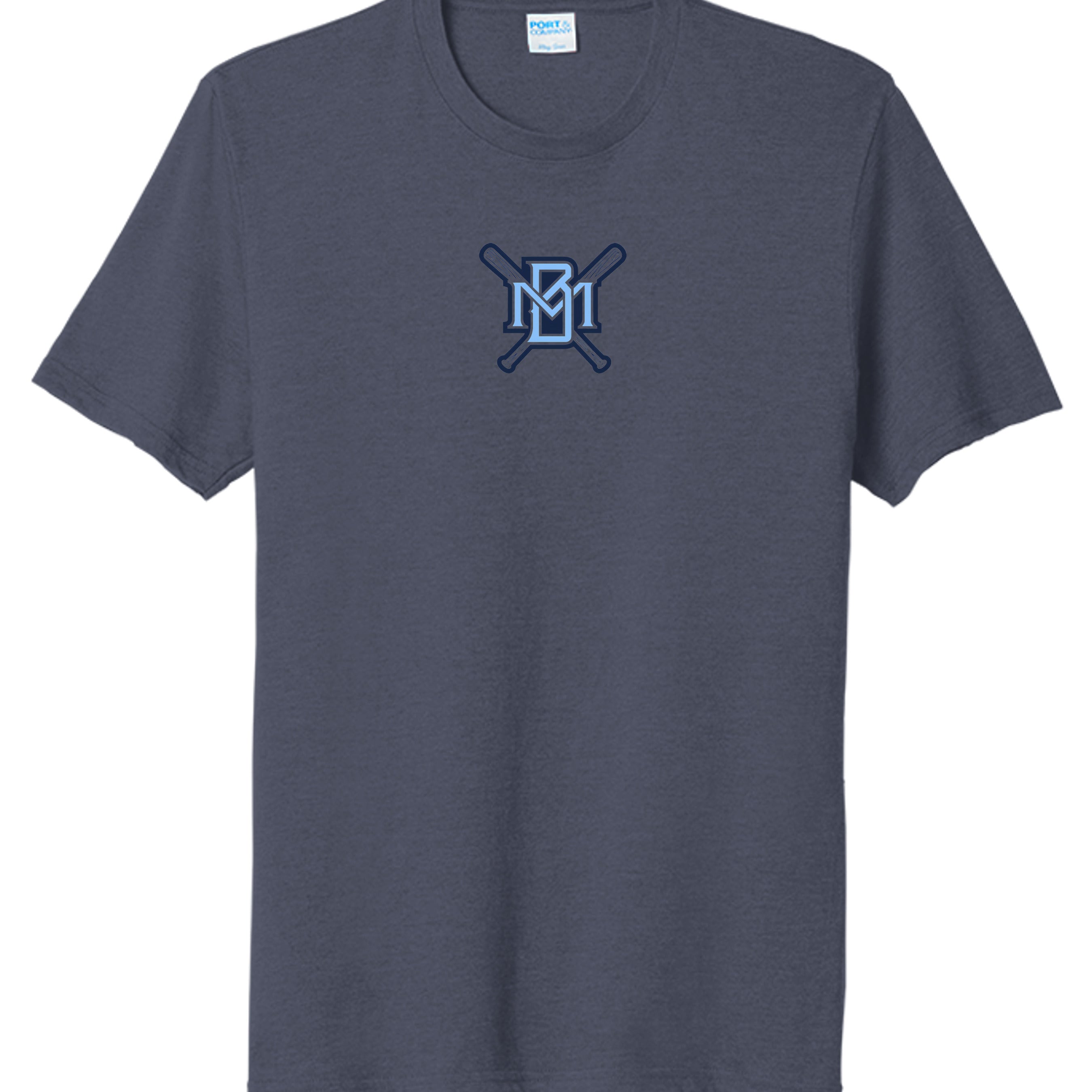 Team Navy Heather - PC330 - FRONT